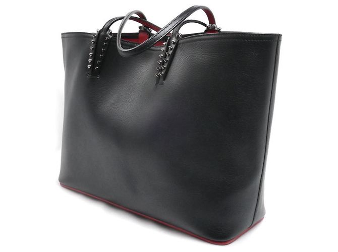Borsa Cabata Christian Louboutin Nero Rosso - vista 2