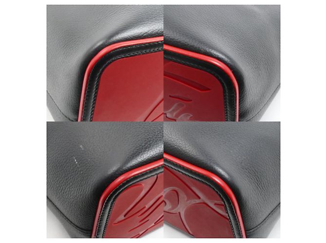 Borsa Cabata Christian Louboutin Nero Rosso - vista 6
