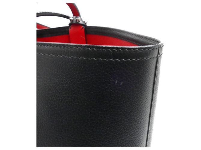 Borsa Cabata Christian Louboutin Nero Rosso - vista 7