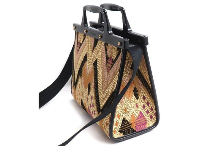 Borsa a tracolla 2-Way Etro Jacquard Love Trotter Multicolore - vista 2