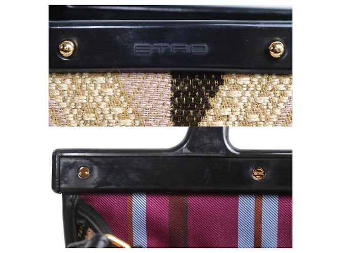 Borsa a tracolla 2-Way Etro Jacquard Love Trotter Multicolore - vista 6