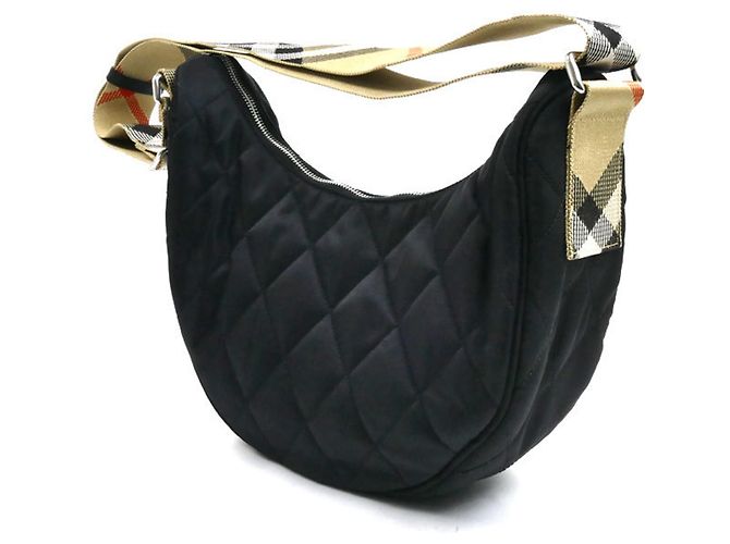 Burberry Large Horseshoe Crossbody Bag Black - view 2