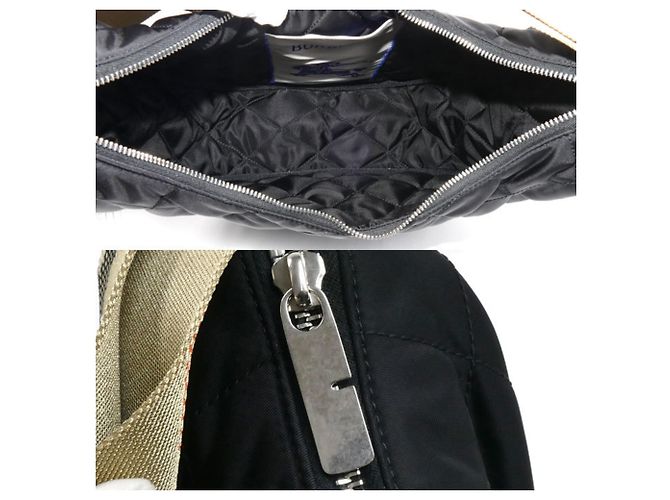 Burberry Large Horseshoe Crossbody Bag Black - view 5