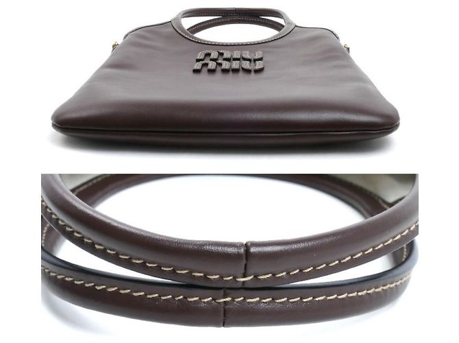 Miu Miu MIUMIU Ivy Mini Shoulder Bag Braun - Ansicht 3