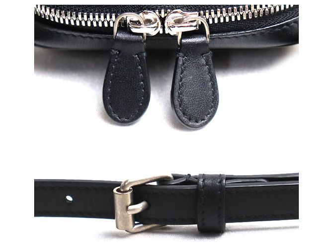 Borsa a tracolla porta-cellulare Balenciaga Cash Zip Nero - vista 6