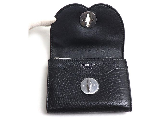 Portafoglio compatto Burberry Chess Nero - vista 3