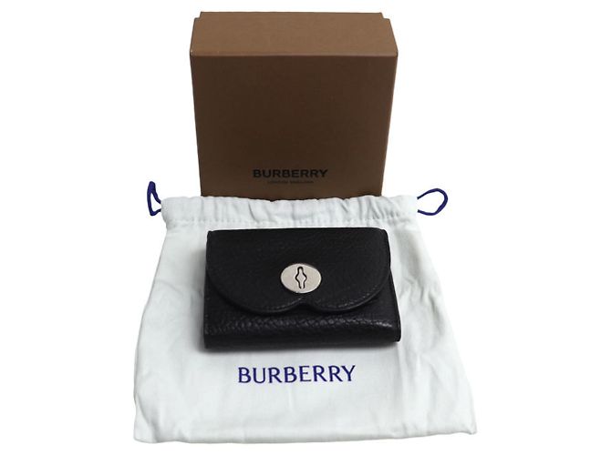Portafoglio compatto Burberry Chess Nero - vista 8