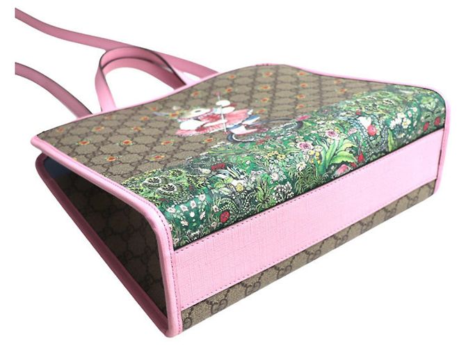 Borsa Tote e a tracolla 2-Way per bambini Gucci Higuchi Yuuko Beige - vista 3