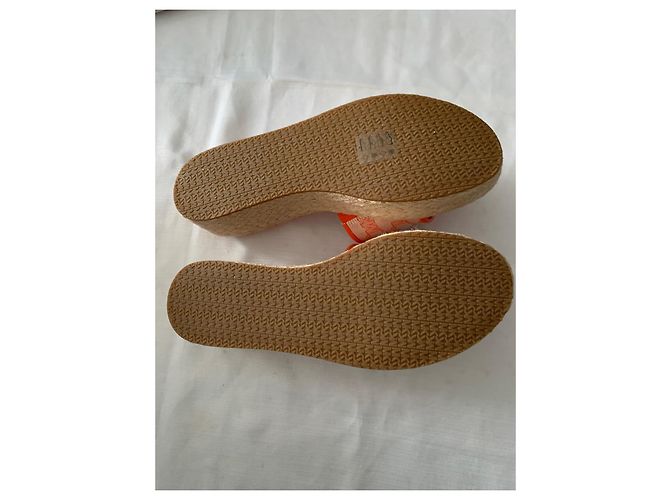 Sandali con zeppa Michael Kors MK Outline JQD/EMB MK Arancione - vista 4