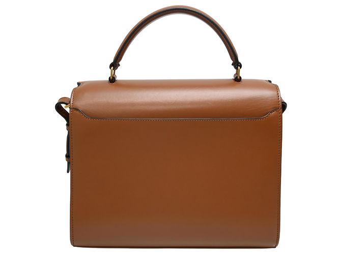 Autre Marque Saint Laurent Paris Cassandra Top Handle Handtasche Braun - Ansicht 2
