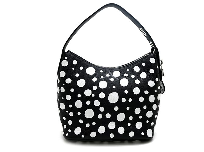Borsa a tracolla Louis Vuitton Marshmallow PM Nero Bianco - vista 2
