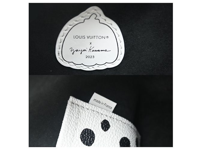 Borsa a tracolla Louis Vuitton Marshmallow PM Nero Bianco - vista 8