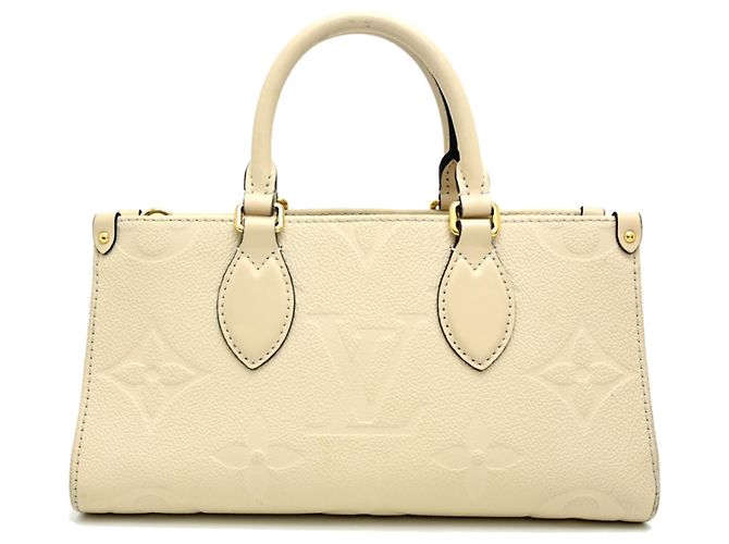 Borsa a tracolla Louis Vuitton OnTheGo EW Cream Crudo - vista 2