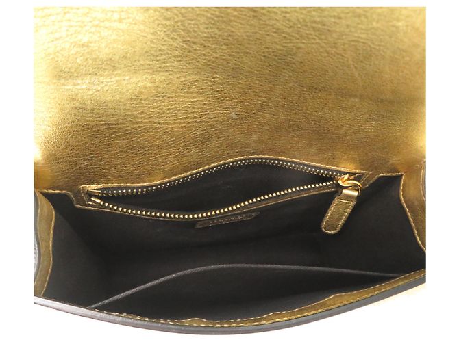 Versace Damen Schultertasche aus Leder in Goldton Golden - Ansicht 6