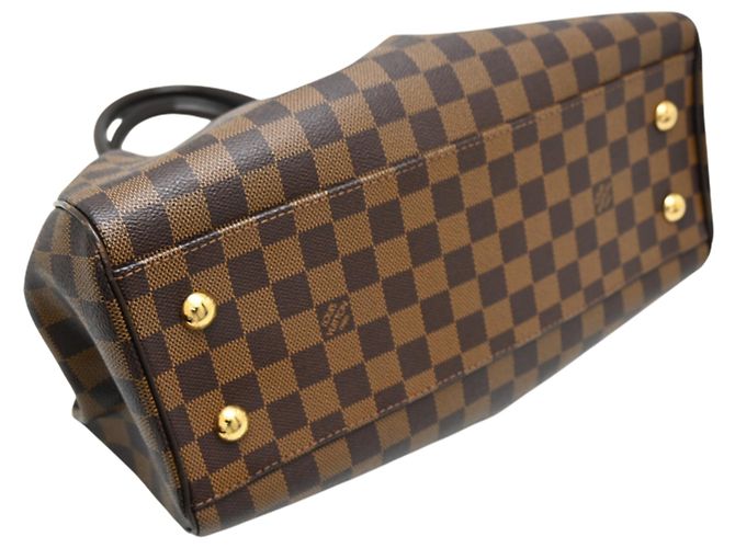 Bolso Louis Vuitton Trevi PM Castaño Damier ebene - vista 3