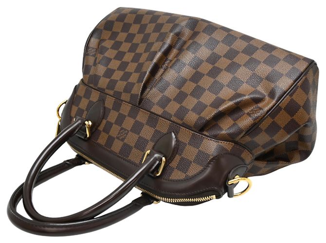 Bolso Louis Vuitton Trevi PM Castaño Damier ebene - vista 4
