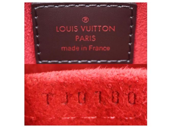 Bolso Louis Vuitton Trevi PM Castaño Damier ebene - vista 8