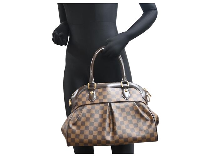 Bolso Louis Vuitton Trevi PM Castaño Damier ebene - vista 9