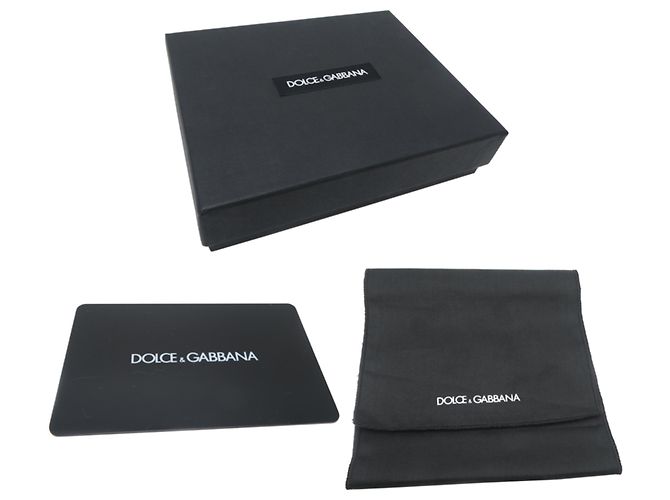Autre Marque Tarjetero Dolce & Gabbana en piel negra Negro - vista 9