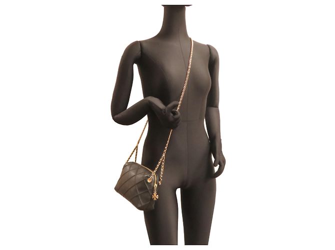 Borsa a tracolla Tory Burch Fleming in Black Nero - vista 9