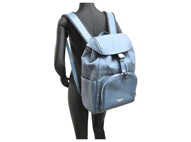 Zaino Coach Signature Navy Blu navy - vista 9