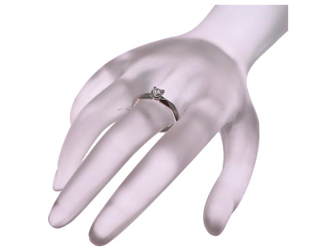 Boucheron Diamant-Solitärring aus Platin 950 Weiß - Ansicht 7