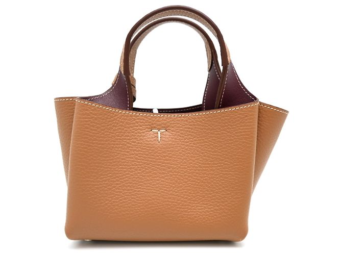 Mini borsa a mano in pelle Tod's Marrone - vista 2