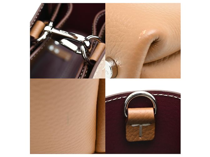 Mini borsa a mano in pelle Tod's Marrone - vista 7
