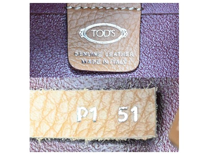 Mini borsa a mano in pelle Tod's Marrone - vista 8