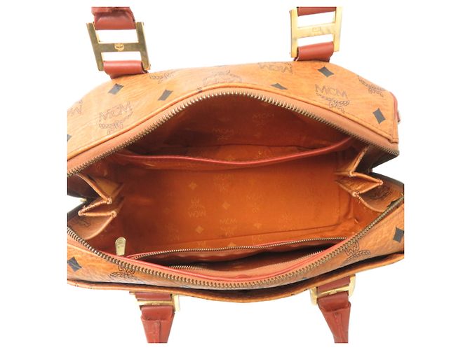 Bolsa Boston MCM para mulheres, marrom - vista 6