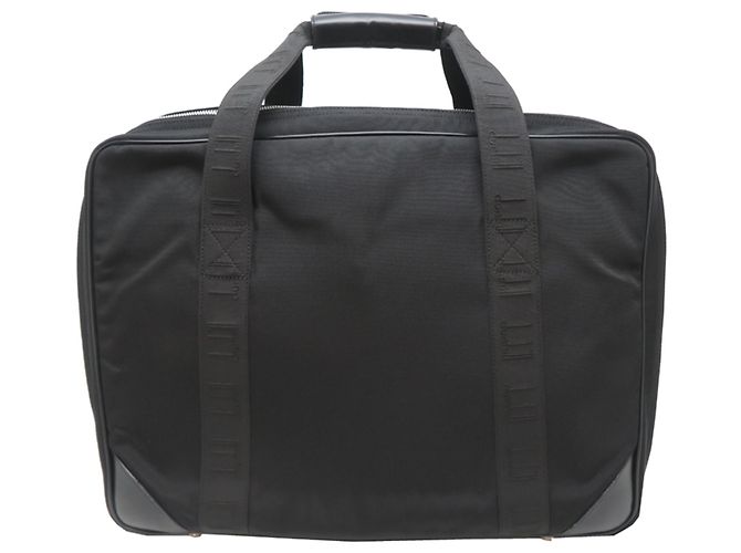 Alfred Dunhill Borsa Boston business da uomo Dunhill in nylon nero - vista 2
