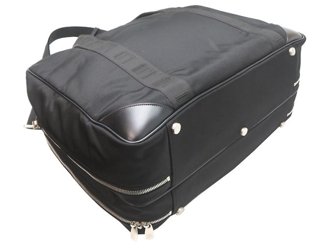 Alfred Dunhill Borsa Boston business da uomo Dunhill in nylon nero - vista 3
