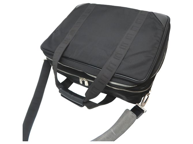 Alfred Dunhill Borsa Boston business da uomo Dunhill in nylon nero - vista 4