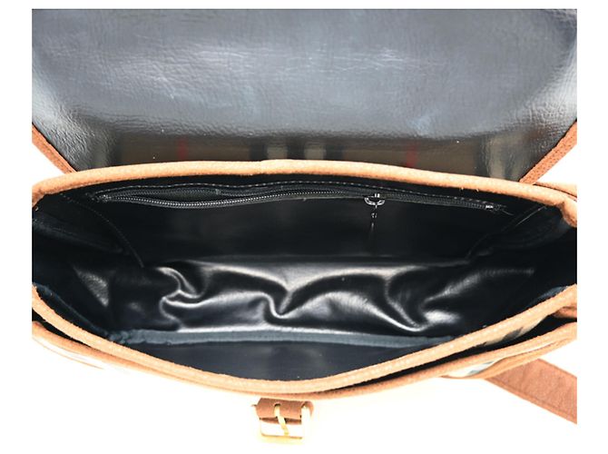 Sac à épaule Burberry Nova Check pour femme Marron - vue 6