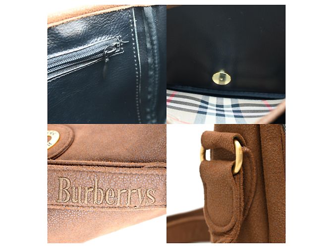 Sac à épaule Burberry Nova Check pour femme Marron - vue 7