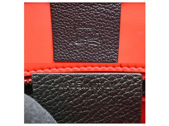 Borsa Tote Christian Louboutin Paloma S Medium Nero Rosso - vista 8
