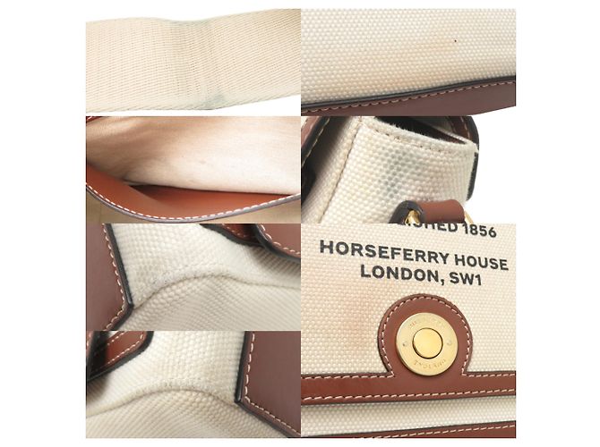 Borsa a tracolla donna Burberry Horseferry Print Marrone Beige - vista 10