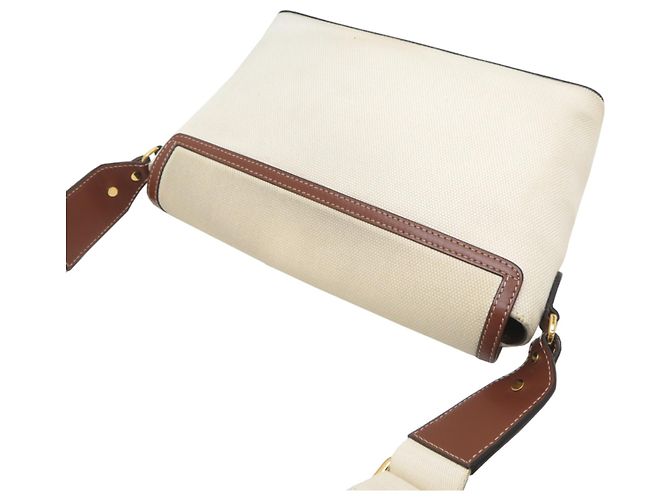 Borsa a tracolla donna Burberry Horseferry Print Marrone Beige - vista 4