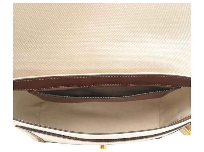 Borsa a tracolla donna Burberry Horseferry Print Marrone Beige - vista 6