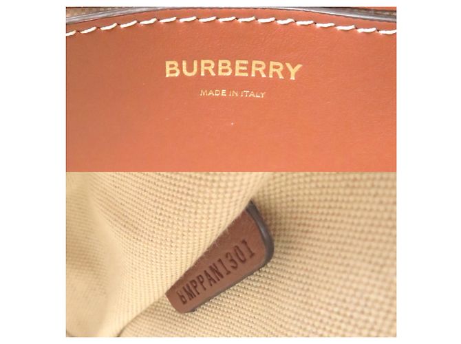 Borsa a tracolla donna Burberry Horseferry Print Marrone Beige - vista 7