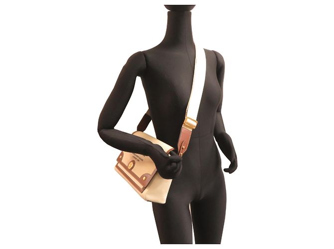Borsa a tracolla donna Burberry Horseferry Print Marrone Beige - vista 8