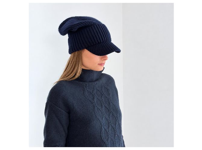 Max Mara Gorro de Cachemir Azul escuro - vista 2