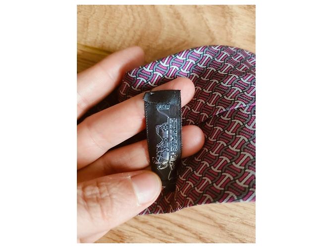 Hermès silk tie White Grey Purple - view 4