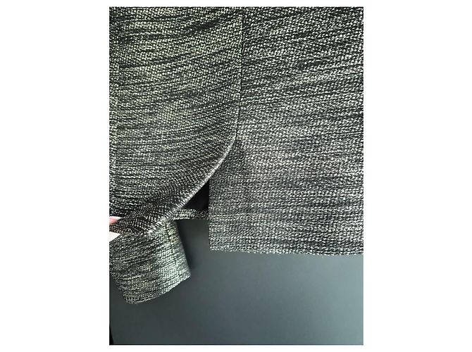 Diane Von Furstenberg Chaqueta corta texturizada Blanco Gris - vista 7
