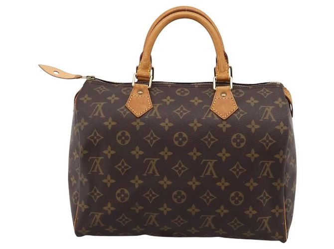 LOUIS VUITTON Monogram Speedy 30 Hand Bag M41526 LV Auth 203121 Monogramma - vista 2