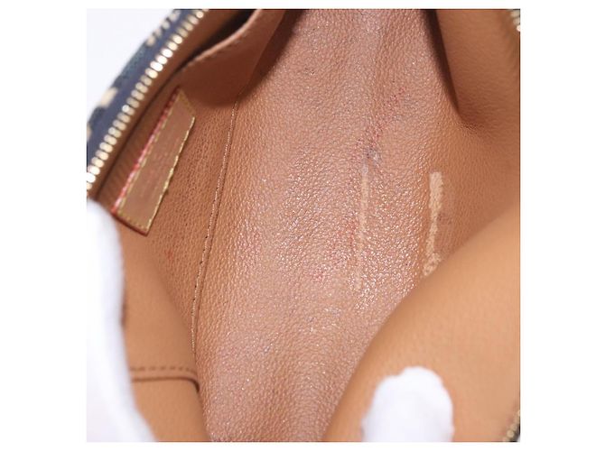 LOUIS VUITTON SINCE1854 Pochette Cosmetic PM Canvas Blue M80307 LV Auth 203086A - vista 10