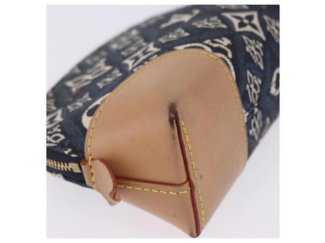 LOUIS VUITTON SINCE1854 Pochette Cosmetic PM Canvas Blue M80307 LV Auth 203086A - vista 14