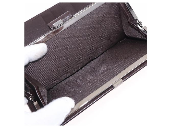FENDI Zucca Canvas Langbeutel Schwarz Braun Auth 203453V - Ansicht 10