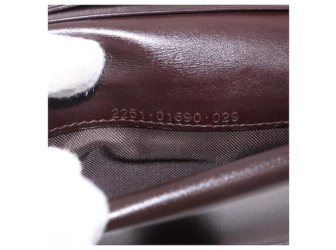 FENDI Zucca Canvas Langbeutel Schwarz Braun Auth 203453V - Ansicht 11