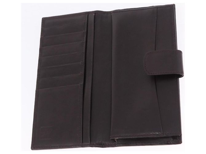 FENDI Zucca Canvas Langbeutel Schwarz Braun Auth 203453V - Ansicht 8